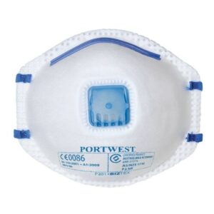 Portwest P201 FFP2 részescskeszűrő szelepes maszk-P201